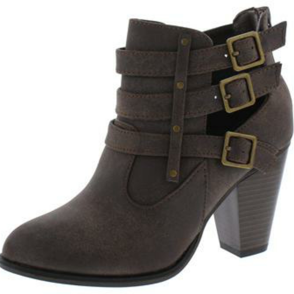 Distressed Ankle Boots